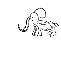 elephant drawing by cmcosmin in Artbitrator
