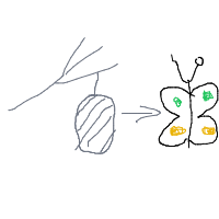 metamorphosis drawing by daenerys_mbatory in Artbitrator