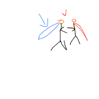 superhero showdown drawing by guest-e7qvg8otq in Artbitrator