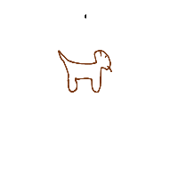 dog drawing by frampt in Artbitrator