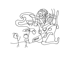 kraken attack drawing by guest-pee5h1wjx in Artbitrator