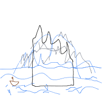 iceberg drawing by frampt in Artbitrator