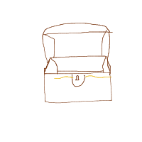 treasure chest drawing by frampt in Artbitrator