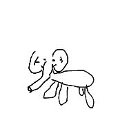 elephant drawing by guest-md5uoa7wb in Artbitrator