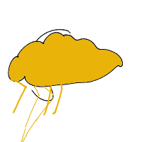 thunderstorm drawing by johnnysilverhand in Artbitrator