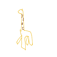 giraffe drawing by yomama in Artbitrator