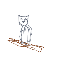 owl drawing by yomama in Artbitrator