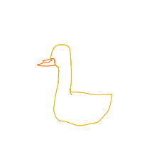 duck drawing by yomama in Artbitrator