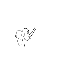 elephant drawing by afkchris in Artbitrator