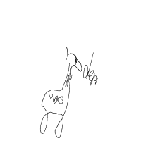 giraffe drawing by afkchris in Artbitrator
