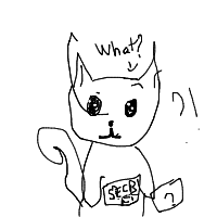 suspicious cat drawing by alero in Artbitrator