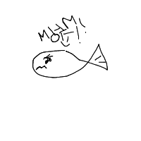 grumpy fish drawing by alero in Artbitrator