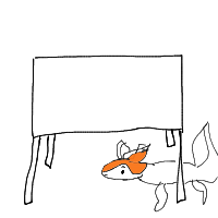 sneaky fox drawing by alero in Artbitrator