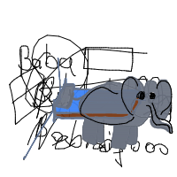 elephant in room drawing by guest-60g034vrw in Artbitrator