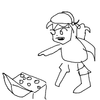 pirate finding treasure drawing by hooo in Artbitrator