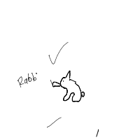 rabbit eating carrot drawing by guest-uojqtr9ck in Artbitrator