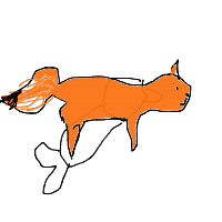 fox drawing by edzhe in Artbitrator