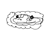cloud with face drawing by guest-9yd4mxyhv in Artbitrator