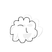 cloud with face drawing by marineso21 in Artbitrator