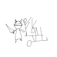 viking at yoga class drawing by guest-0kmmw35d6 in Artbitrator