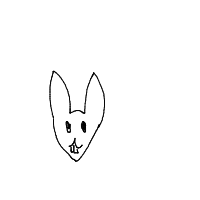 rabbit eating carrot drawing by valencobelli in Artbitrator