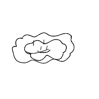 cloud with face drawing by kob_ran in Artbitrator