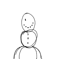 waving snowman drawing by guest-w2i2q9rm7 in Artbitrator