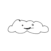 cloud with face drawing by guest-gzlsshm12 in Artbitrator
