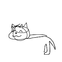 suspicious cat drawing by guest-uix2xx4rh in Artbitrator