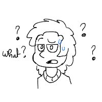 confused face drawing by corruptdream in Artbitrator