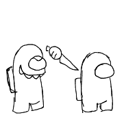 imposter among us drawing by corruptdream in Artbitrator