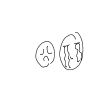 sad face drawing by guest-3264jr1s6 in Artbitrator