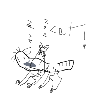 sleeping cat drawing by guest-6xdji8o3w in Artbitrator