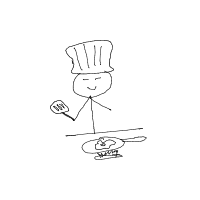 chef cooking drawing by guest-5it9v9es8 in Artbitrator
