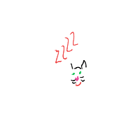 sleeping cat drawing by guest-cju8vuabv in Artbitrator