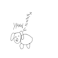 sleepy dog drawing by guest-olyg1nqzq in Artbitrator