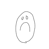 sad face drawing by guest-usedhva0i in Artbitrator
