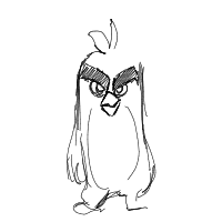 angry bird drawing by lucida_altruist in Artbitrator