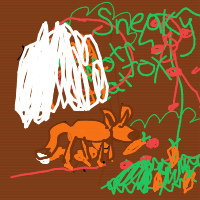 sneaky fox drawing by guest-z9zacoisj in Artbitrator