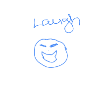 laughing drawing by thisisme in Artbitrator