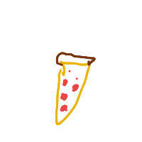 pizza slice drawing by thisisme in Artbitrator