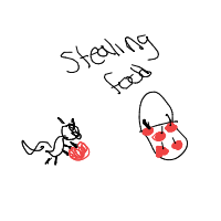 squirrel stealing food drawing by thisisme in Artbitrator