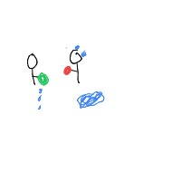 water balloon battle drawing by thisisme in Artbitrator