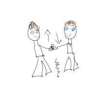 epic handshake drawing by thisisme in Artbitrator