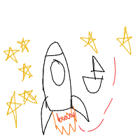 rocket ship drawing by guest-g3aclzcv8 in Artbitrator