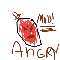 angry face drawing by guest-xd722ra9m in Artbitrator