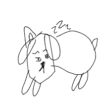 sleepy dog drawing by guest-frh42pcd1 in Artbitrator