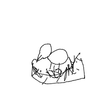 bird building nest drawing by guest-ricp74q4t in Artbitrator