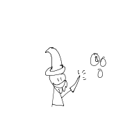 wizard casting spell drawing by guest-0aav3suer in Artbitrator