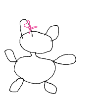 hello kitty drawing by guest-os4uxfown in Artbitrator